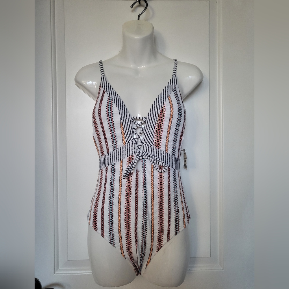 Jessica Simpson Lace up Bathing suit Size S